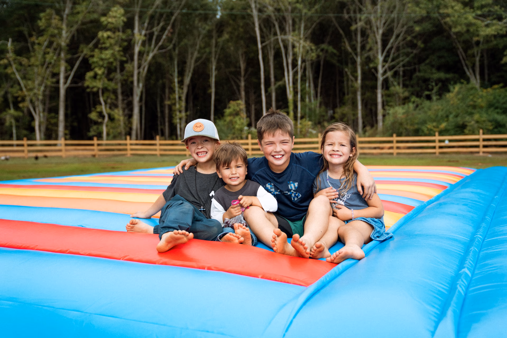 Active play area at the farm